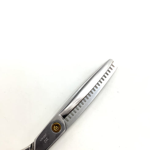 【オオカワプロシザーズ オオカワプロシザーOKAWA PRO SCISSORS】J-series 212 メガネ シザー セニング 美容ハサミ すきばさみ 美容師 理容師 約20~25% 右利き 5.8インチ 中古 sc2625